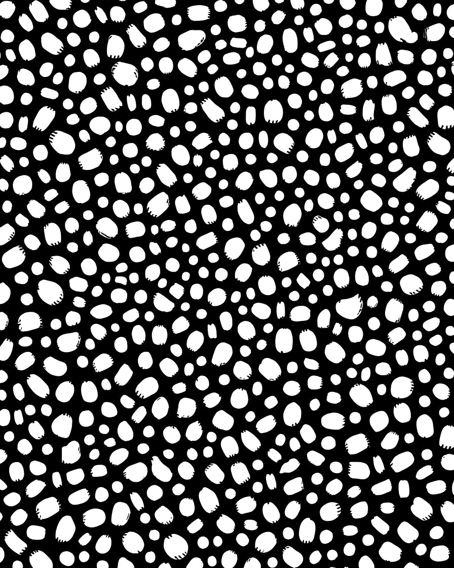 Spotted Brush Stroke Pattern Design Rug