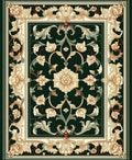 Ornate Floral Vine Persian-Inspired Rug