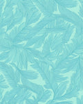 Light Blue Feather Pattern Design Rug