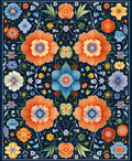 Ornate Floral Meadow Pattern Rug