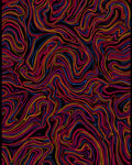 Vibrant Swirl Abstract Pattern Rug
