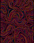 Vibrant Swirl Abstract Pattern Rug
