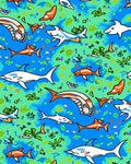 Playful Sea Creatures Marine Design Rug