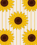 Sunflower Yellow Stripe Pattern Design Rug