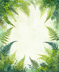 Lush Fern Forest Pattern Rug