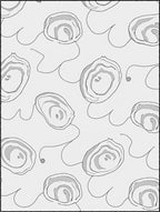 Abstract Organic Swirl Pattern Rug