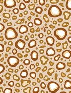 Brown Spotted Animal Print Rug