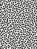 Abstract Black White Dot Pattern Rug