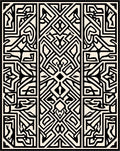 Graphic Tribal Intricate Abstraction Rug