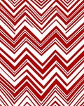 Bold Red Zigzag Stripe Rug