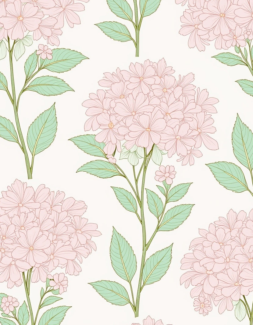 Soft Floral Bloom Nature Inspired Rug