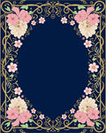 Floral Vines with Gold Accents Rug
