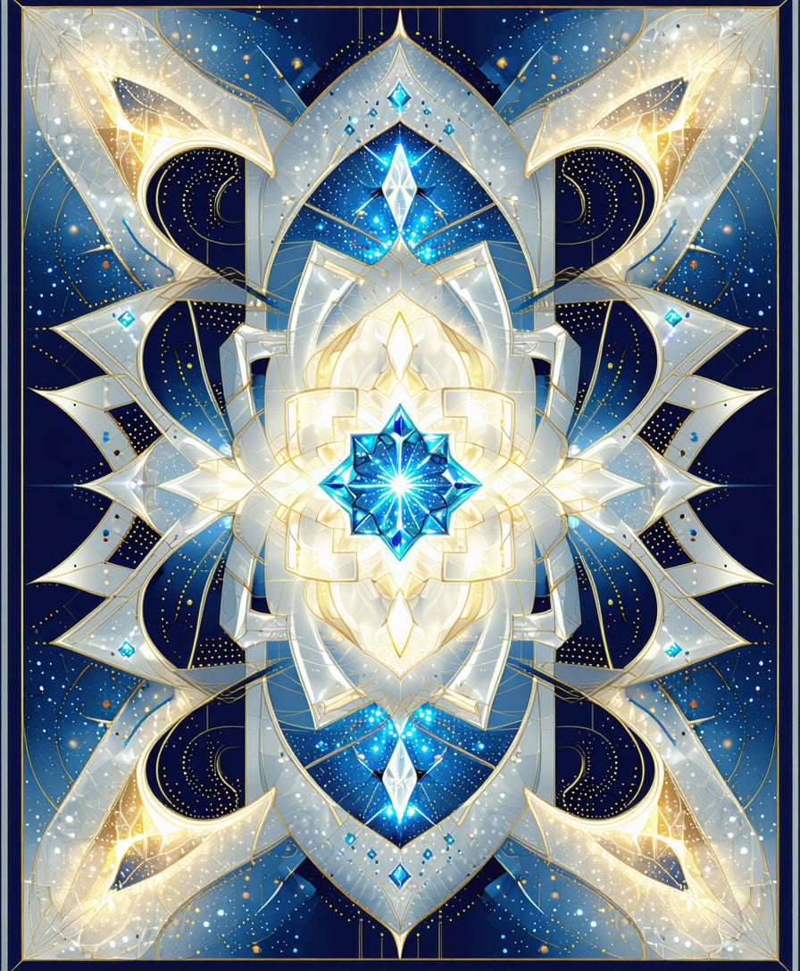 Cosmic Galactic Jewel Pattern Rug