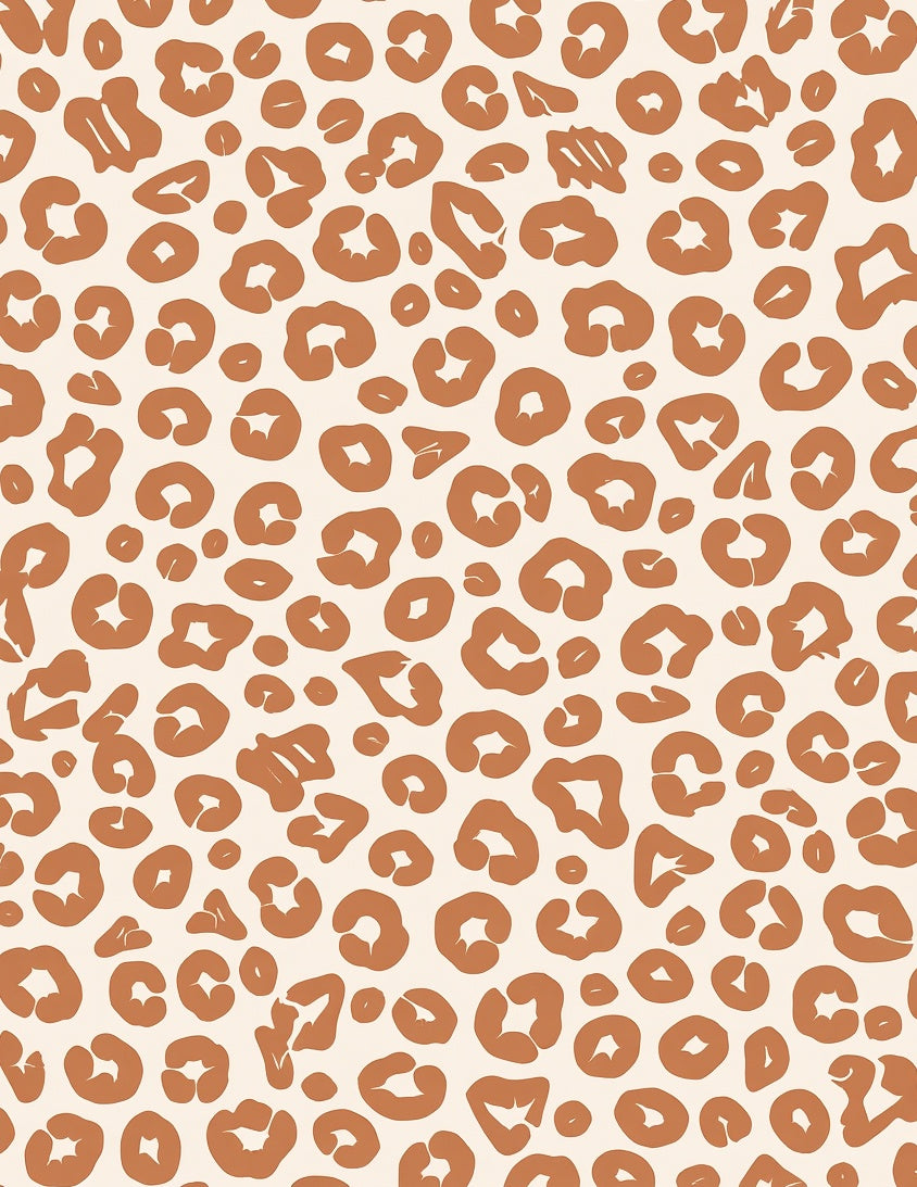 Abstract Rust Spots Print Rug