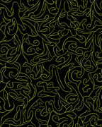 Abstract Swirls Lines Pattern Rug