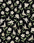 Whimsical Floral Bird Garden Design Rug
