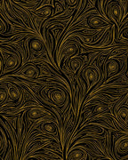 Abstract Swirls Organic Pattern Design Rug