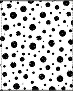 Abstract Black White Circles Pattern Rug