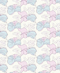 Soft Pastel Floral Line Art Rug