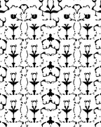 Bold Abstract Black And White Pattern Rug