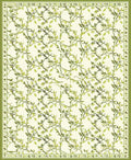 Verdant Vine Patterned Cover Design Rug
