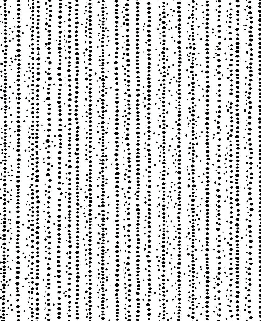 Abstract Black Dot Vertical Stripe Rug