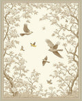 Tapestry Bird and Floral Garden Rug