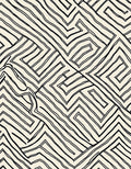 Bold Geometric Maze Pattern Rug