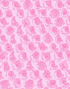 Pink Doodle Shell Pattern Rug