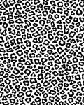 Bold Black White Animal Spots Rug