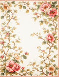 Floral Vine Delicate Pattern Rug