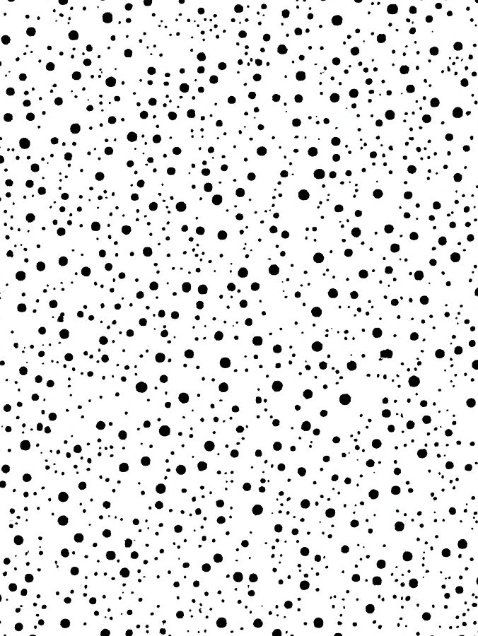 Scattered Dots Modern Pattern Rug