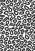 Abstract Brushstroke Black White Design Rug