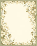 Floral Vine Border Design Rug