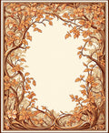 Art Nouveau Floral Vine Design Rug