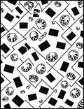Abstract Rectangles Organic Shapes Rug