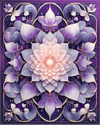 Midnight Bloom Floral Pattern Rug