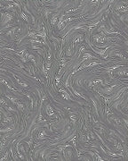 Black White Swirl Patterned Design Rug