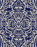 Damask Scroll Ornate Pattern Design Rug