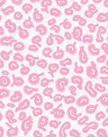 Pink Abstract Animal Print Design Rug