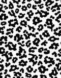 Bold Black Animal Print Pattern Rug