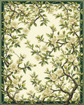 Elegant Floral Vine Pattern Rug