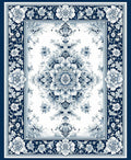 Intricate Floral Damask Classic Design Rug