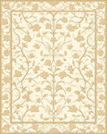 Ornate Floral Vine Pattern Rug