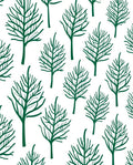 Line Art Forest Pattern Rug