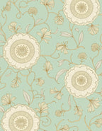 Soft Floral Vine Design Rug