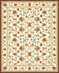 Ornate Floral Vines Patterned Rug