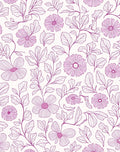 Delicate Floral Vine Pattern Design Rug
