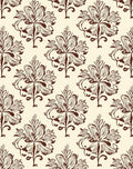 Classic Floral Swirls Damask Rug