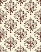 Classic Floral Swirls Damask Rug